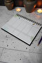 Elif Vav Black Wooden Schedule Book - Infinite Agenda - Weekly Planner - A5 - 3