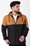 Style Combination Black Piece Hooded Seasonal Coat Pldp 2907 - 4