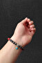 Citrine, Hematite, and Red Agate Coin Bracelet for Abundance, Prosperity, and Wealth. - 7