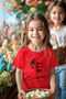 ATATURK PRINTED COTTON, CYCLET COLLAR MOTHER, FATHER AND KIDS TSHIRTS