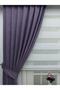 Lilac Plain Background Curtain, 70x260, 1/3 Close Pleat, Pleated, Single Wing - 2