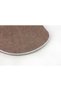 Asia 2-Piece Powder 80x140 50x70 Cm Large Size Bath Mat Set Non-Slip Base Toilet Seat Set CREAM - 3