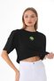 Women's Crop Crew Neck T-Shirt - 4