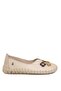 9032C Women's Genuine Leather Casual Shoes Beige