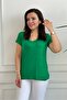 V-Neck Basic T-Shirt - 4