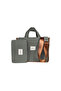 Hishi Rj Tote Bag Mint Canvas Bag Tan Color Shoulder Strap - 4