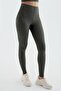 Ribbed High Waist Flexible Recovery Leggings - 2