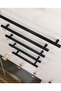 5 Pcs Furniture Cabinet Cover Drawer Handle 128mm Matte Black Metal Bar Handle - 3