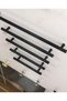 5 Pcs Furniture Cabinet Cover Drawer Handle 160mm Matte Black Metal Bar Handle - 3