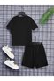 Boys/Girls ''LosAngeless'' Printed T-Shirt-Shorts Set - 2