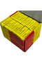 Tri Circle Hasp Lock Steel Reinforced Yellow 38 mm 1 Pack (12 Pieces) - 2