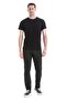 Black Dynamic Fit Patterned Cotton 5 Pocket Canvas Trousers - 2