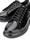 Men's Genuine Leather Black Opening Sneakers & Sports Shoes - 5