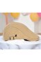 100% Linen Fabric Summer Sports Model London Men's Cap - 5