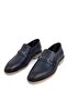 Elite MABR657-1C Men's Genuine Leather Classic Shoes Navy Blue - 4