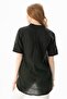 Short Sleeve Shile Cloth Acacia Summer Blouse Black Black - 2