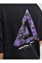 Men's T-Shirt - Jcotrıangle Tee, Ss Crew Neck, Sn, 12253435   Black - 6