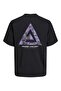Men's T-Shirt - Jcotrıangle Tee, Ss Crew Neck, Sn, 12253435   Black - 2