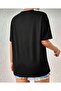 California 1991 Printed Black Oversize Relaxed Cut T-shirt - 4