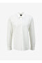 Regular Fit Regular Cut 100% Cotton White Shirt