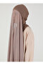 Premium Hijab Chiffon Fabric Shawl - St 100 Dark Mink - 3