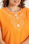 Short Sleeve Şile Cloth Naz Summer Blouse Orange Trnc - 3