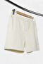 Men's Ecru Basic Regular Fit Shorts & Bermuda - 5