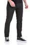 Black Dynamic Fit Patterned Cotton 5 Pocket Canvas Trousers - 3
