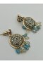 Bym107 Ethnic Pattern Handmade Women's Steel Earrings - 5