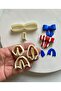 Three Dimensional Ribbon 3 Polymer Clay Earring Mold - 30 mm - 3