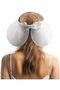 Women's Wide Brim UV Protection Bow Straw Visor Hat - 5