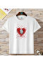 Ataturk Hearts Chest Printed Oversize Unisex T-Shirt
