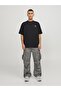 Men's T-Shirt - Jcotrıangle Tee, Ss Crew Neck, Sn, 12253435   Black - 3