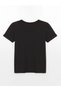Plain Bicycle Collar Unisex 100% Cotton 2-Piece T-shirt/T-shirt - 5