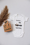Bianne Workshop Wooden Memory Cube and "I'm My Aunt's Star" Organic Printed Short-Sleeve Bodysuit