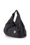 Icone Pleated Zippered Yoga Bag, Fitness Bag, Gym Saddlebag Look Pleated Smoked Sports Bag - 2