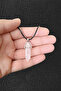 Crystal Quartz Natural Stone Pendant Gemstone Pendant Nails Cut Necklace