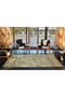 Green Traditional Patterned Woven Base Miravip821 - 3