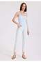 2-Piece Blue, Neon Yellow Cotton Elastane Blend Rope Strap Women's Ball WMIVY RIB - 4