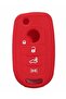 New Product!Fiat Egea - Fiat 500X Silicone Key Case Cover RED