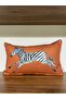 Zebra Group Digital Printed Double-Sided Patterned Throw Pillow Cover with Piping Edges