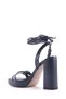 Benalde 4Fx Navy Blue Women's Heeled Sandals - 3