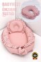 Babynest, Baby Sleeping Bed 0-2 Years Old Breastfeeding Pillow 60X60 cm - 100% Cotton Fabric