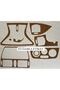 Fiat Brava, Marea Torpedo, Sideboard, Trim, Chest Cover Set Hazelnut Wood Color