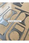 Peugeot Partner 2002-2008 Torpedo, Console, Trim, Chest Cover Set Silver Gray Color - 3