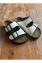 Double Band Double Buckle Anatomical Sole Orthopedic Women's Home and Outdoor Slippers