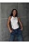 Harajuku Y2k White Racing Snap-Fastened Bodysuit Bodysuit - 2