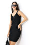 Women's Black Strap Seasonal Knitwear Dress - 5