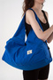 Icone Pleated Zippered Yoga Bag, Fitness Bag, Gym Saddlebag Look Pleated Cobalt Sports Bag - 5