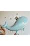 Cute Green Whale Foil Balloon 93x71cm Baby Shower Birthday Party Sea Animals 1st Birthday Set - 2